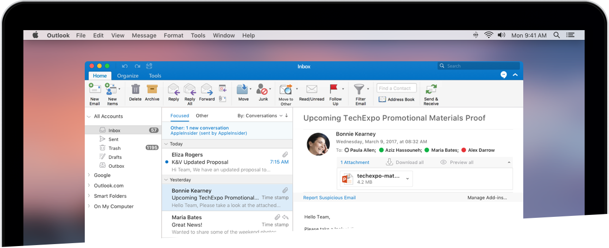 Microsoft outlook email for mac
