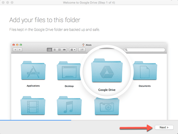 Google drive application for mac